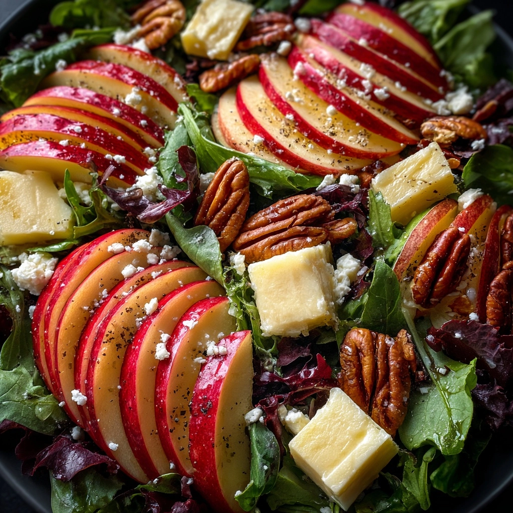 Autumn Harvest Honeycrisp Apple and Feta Salad Recipe - Recipe Image