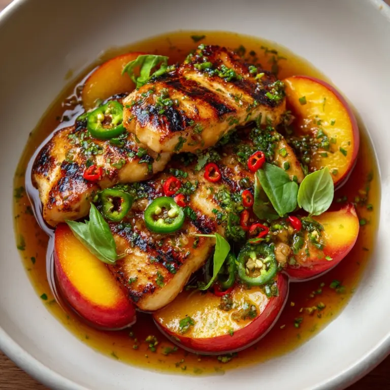 Jalapeno Peach Chicken Recipe