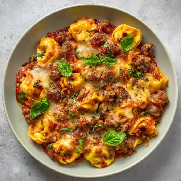 Meat Lovers Pizza Tortellini Recipe