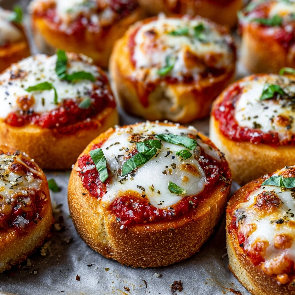 Homemade Mini Pizza Bagel Bites Recipe - Recipe Image