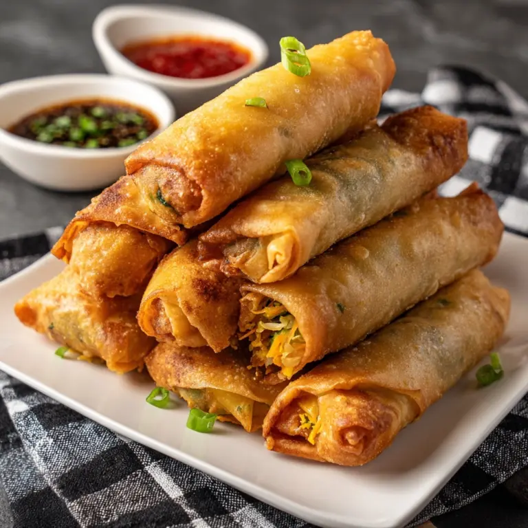 Crispy Air Fryer Spring Rolls Recipe