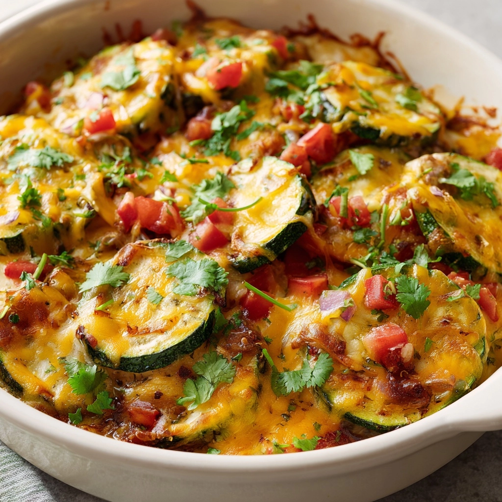One-Pan Taco Zucchini Skillet Recipe - Recipe Image