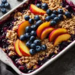 Peach Blueberry Crisp Recipe