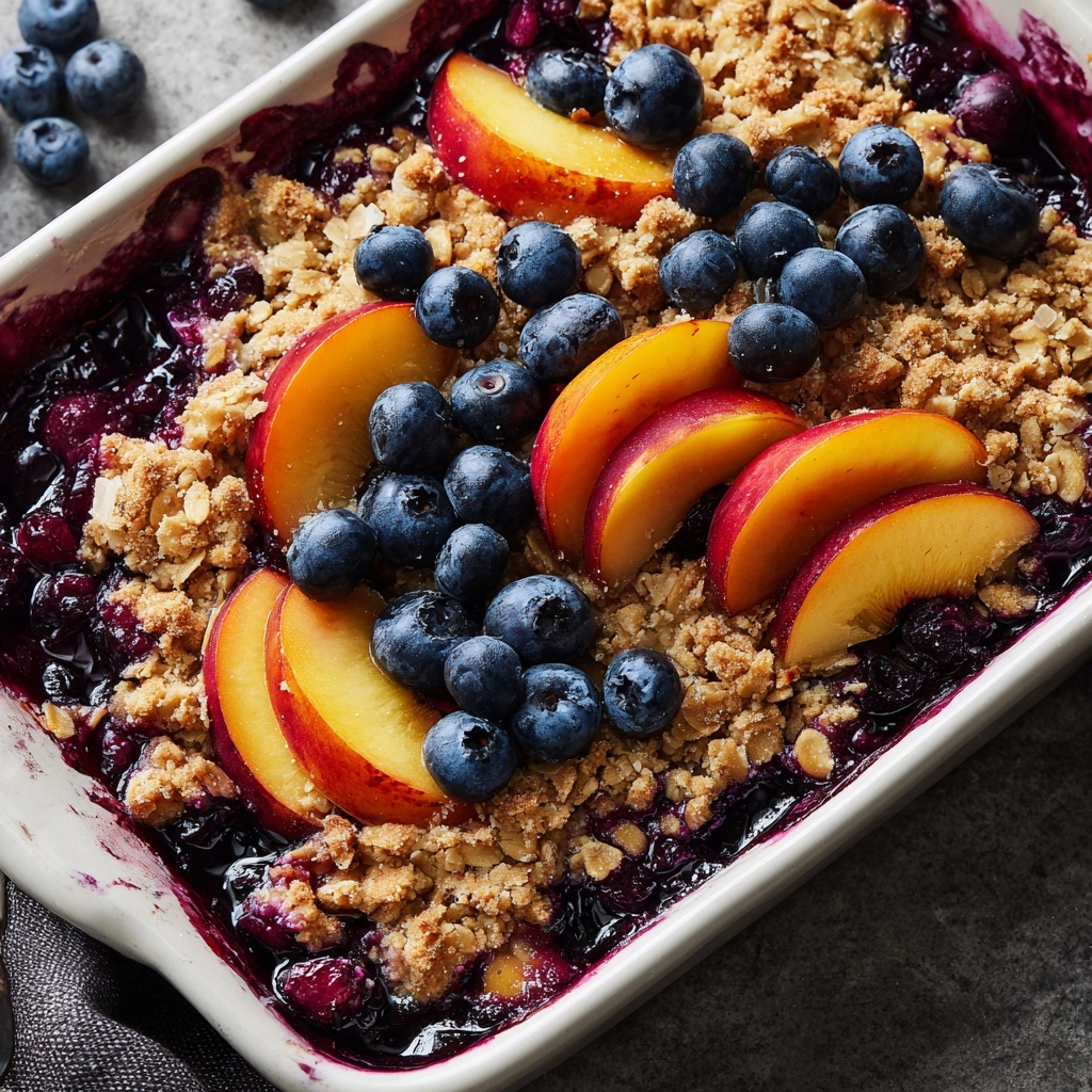 Peach Blueberry Crisp Recipe