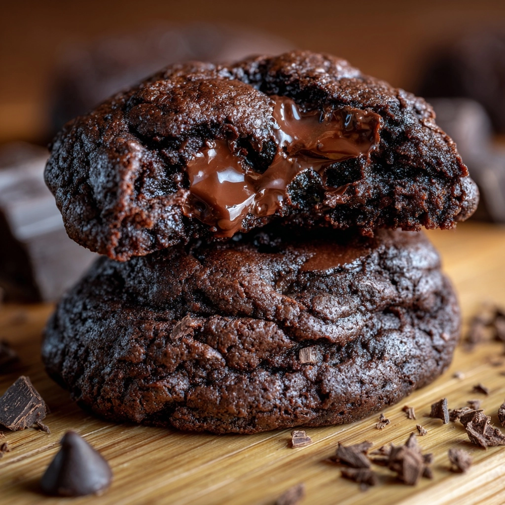 Chocolate Fudge Cookies Recipe - Recipe Image
