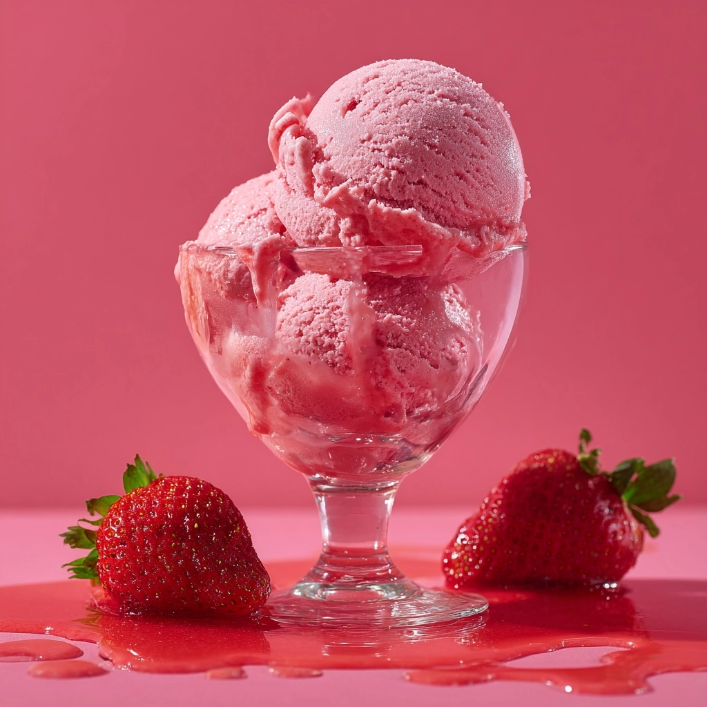 Strawberry Sorbet Recipe - Recipe Image