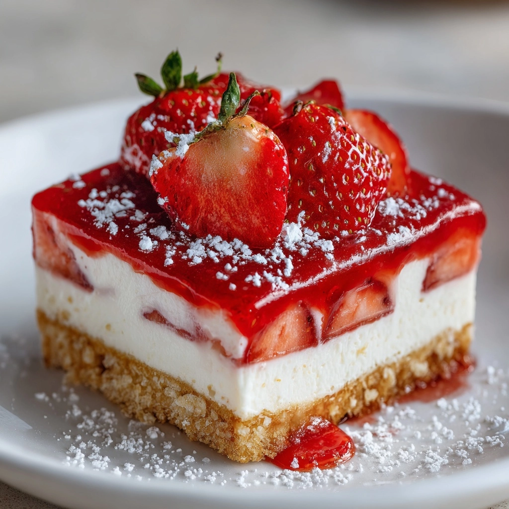 Strawberry Pretzel Salad Recipe - Recipe Image