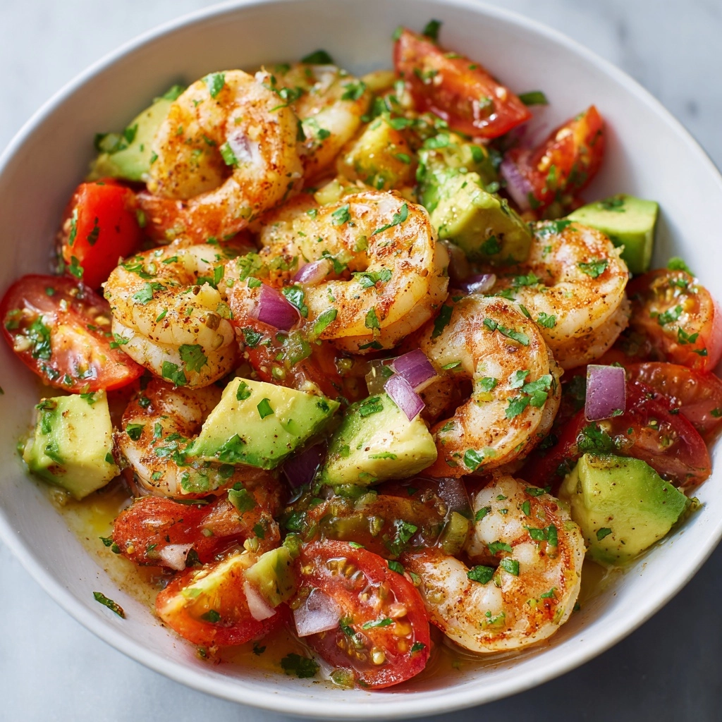 Zesty Lime Shrimp and Avocado Salad Recipe - Recipe Image