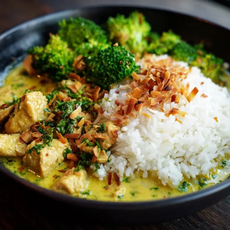 Golden Coconut Chicken Curry Recipe