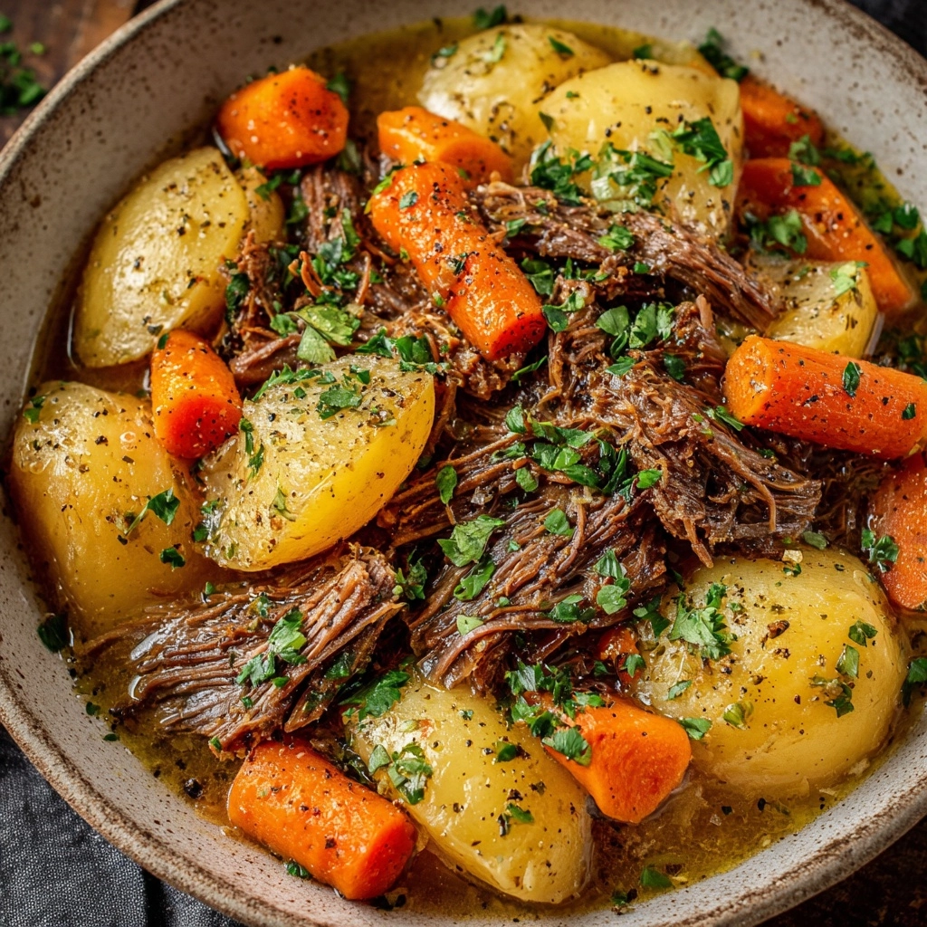 Mushroom Soup Pot Roast Recipe - Recipe Image