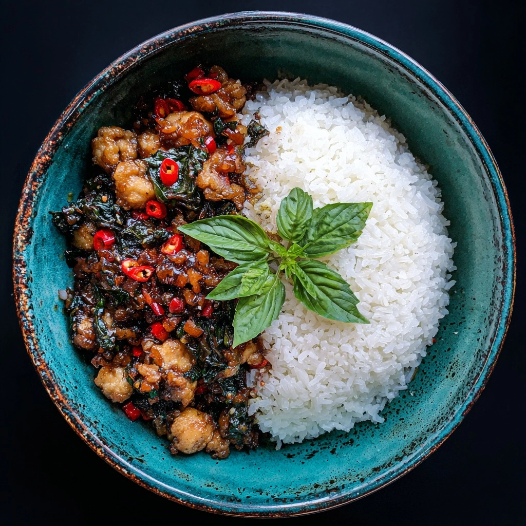 Spicy Thai Basil Chicken (Pad Krapow Gai) Recipe - Recipe Image