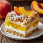 Peaches and Cream Pie Bars Recipe