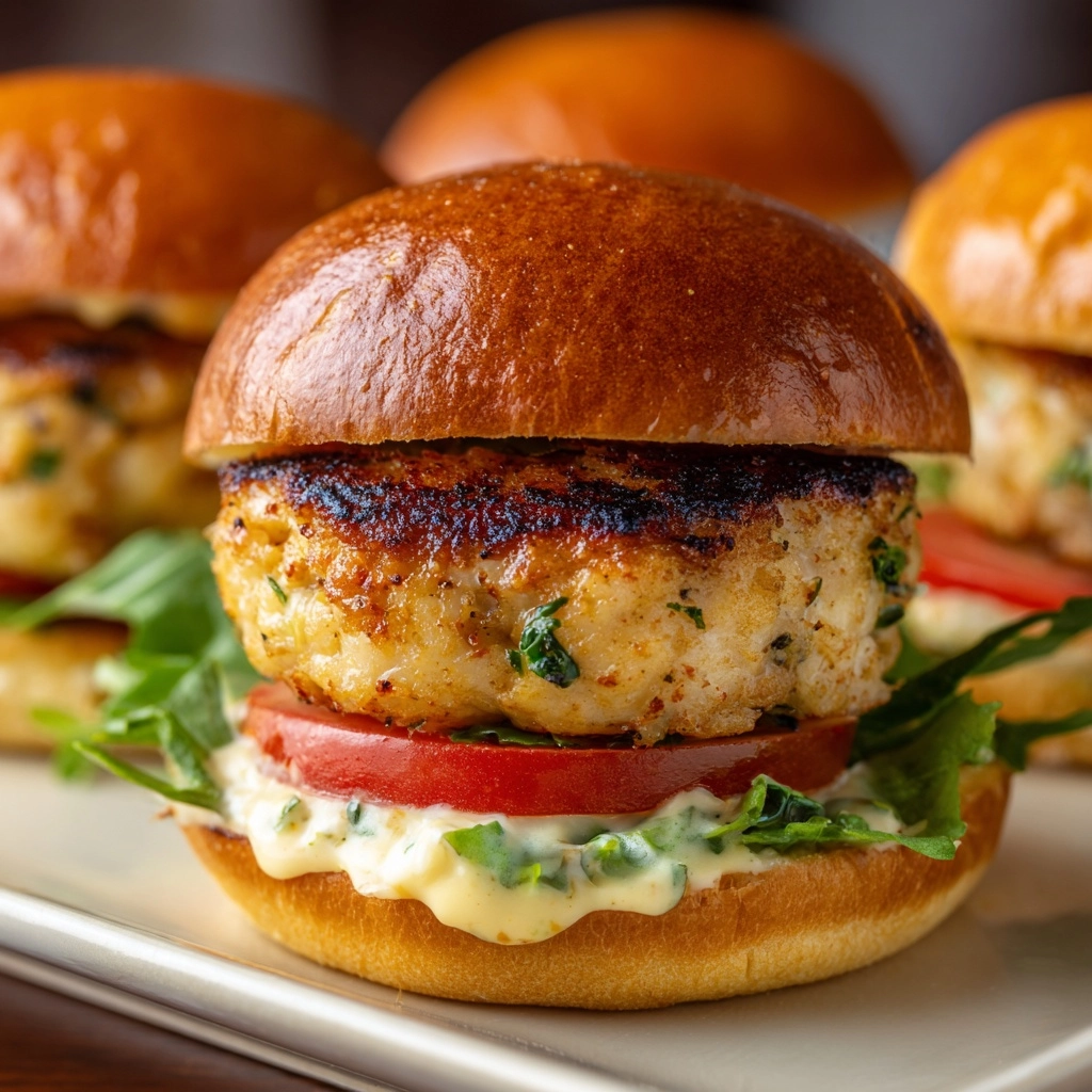 Crab Cake Sliders with Spicy Mayo Recipe