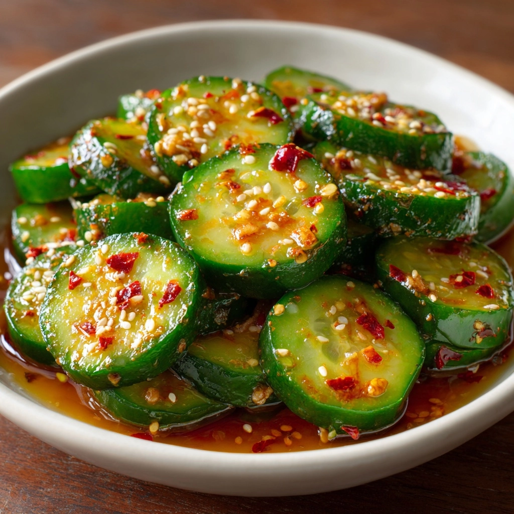 Easy Asian Cucumber Salad Recipe - Recipe Image