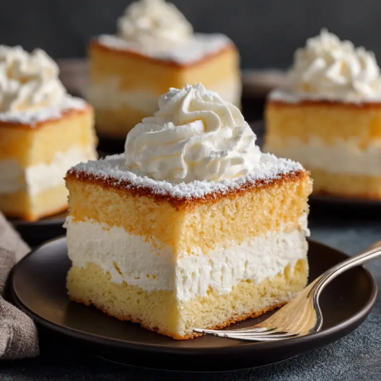 Vanilla Magic Custard Cake Recipe