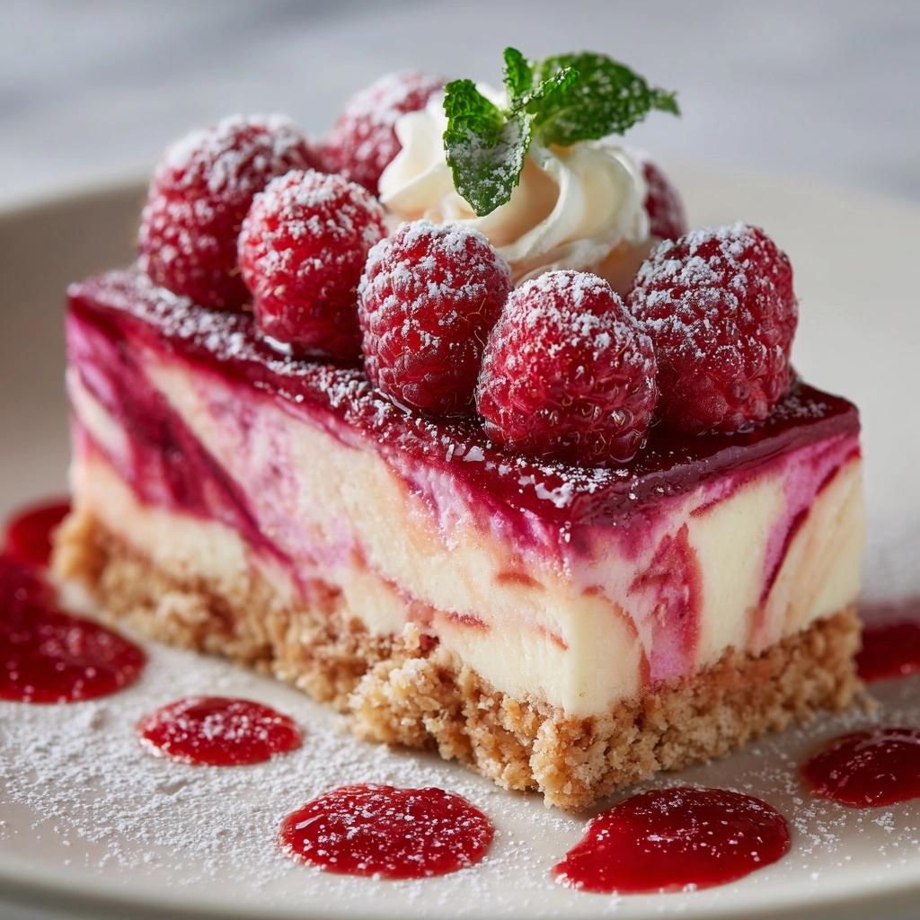Raspberry Swirl Ice Cream Cake Recipe - Recipe Image