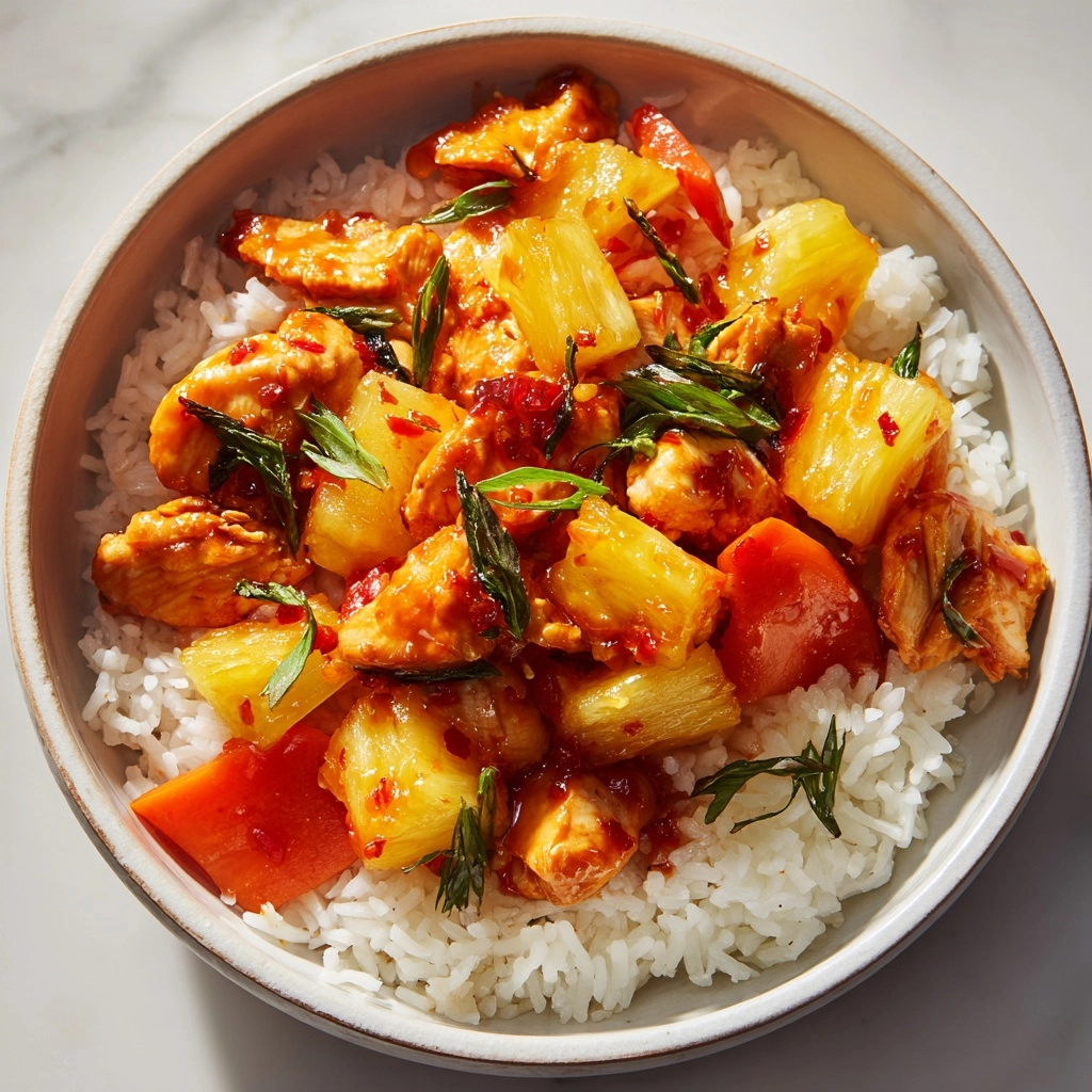 Tropical Pineapple Chicken & Rice Delight Recipe