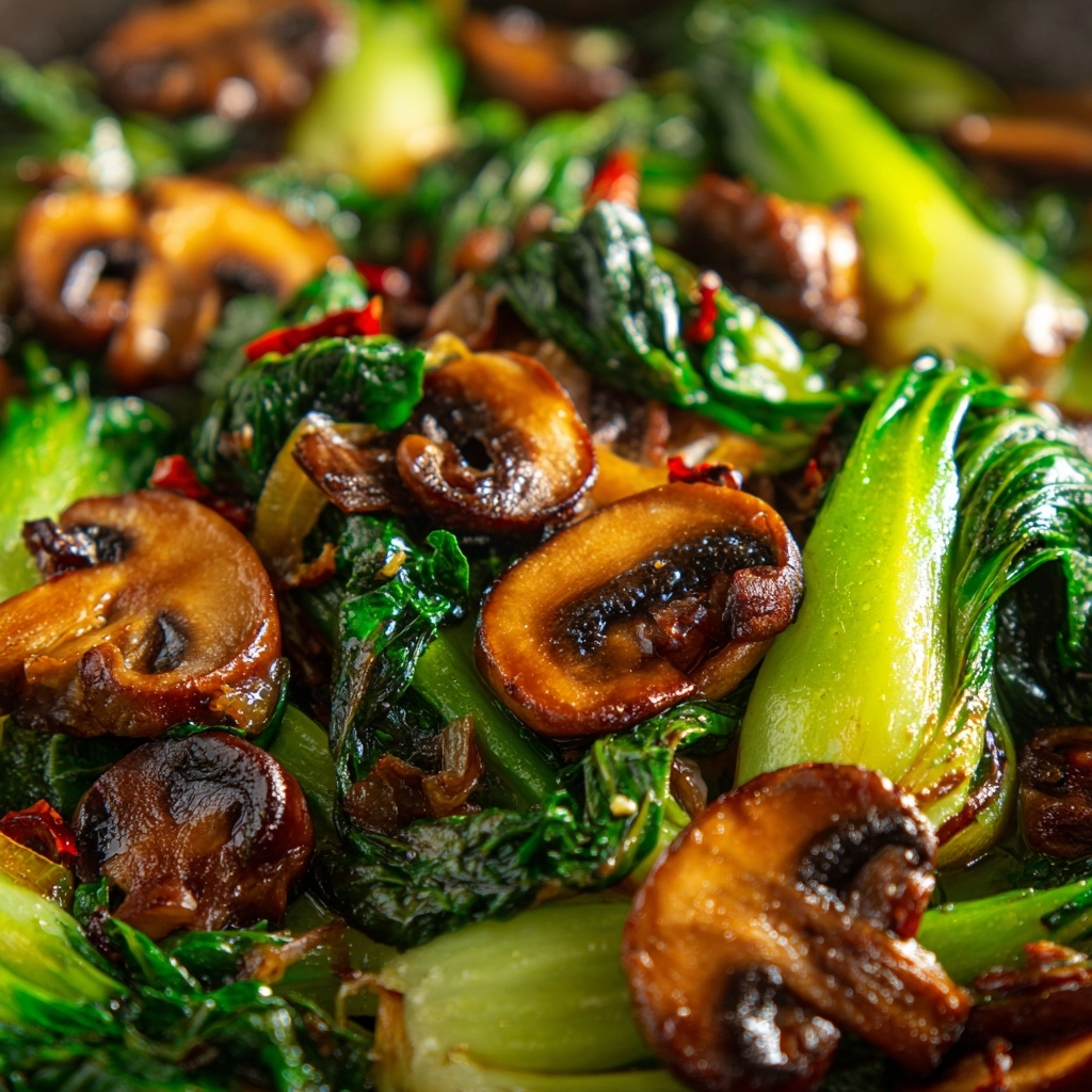 Bok Choy and Mushroom Stir-Fry Recipe - Recipe Image
