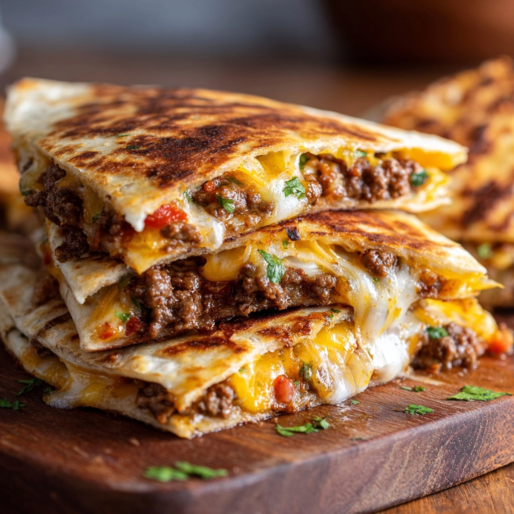 Quesadilla Burgers Recipe - Recipe Image