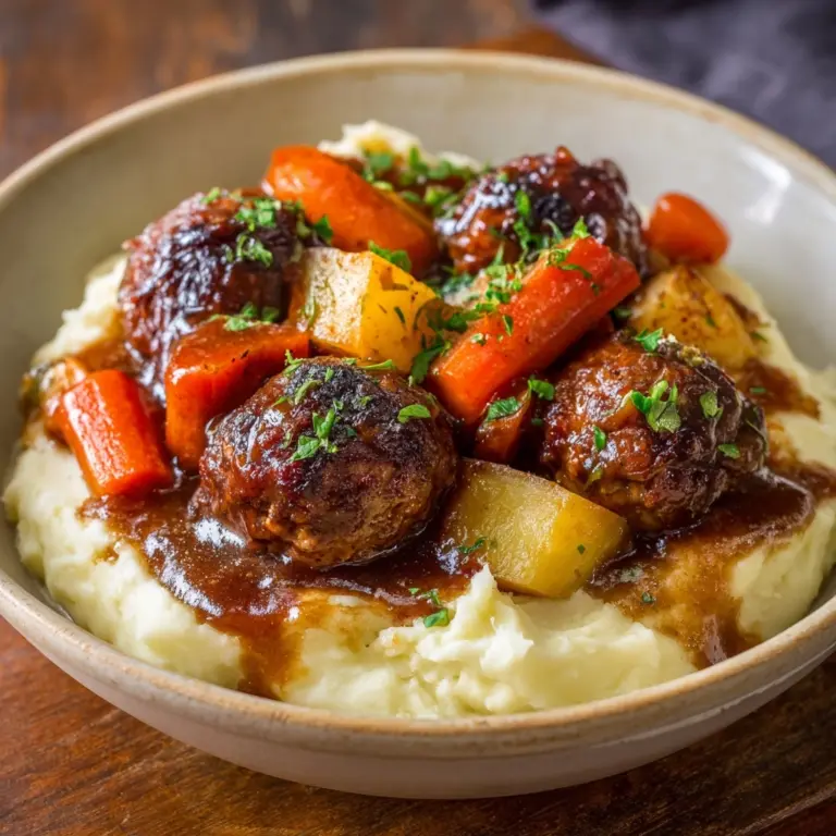 Easy Frozen Meatball Pot Roast Recipe