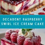 Raspberry Swirl Ice Cream Cake Recipe