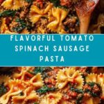 Tomato Spinach Sausage Pasta Recipe