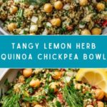 Lemon Herb Quinoa with Chickpeas Recipe