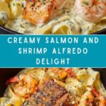 Salmon and Shrimp Alfredo with a Twist Recipe