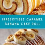 Caramel Banana Cake Roll Recipe