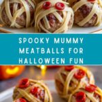 Easy Halloween Mummy Meatballs for Party Fun Recipe