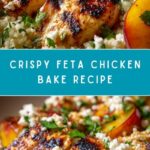 Baked Chicken with Crispy Feta & Vinaigrette Recipe