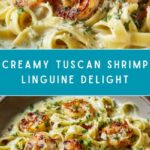 Creamy Tuscan Shrimp Linguine Recipe