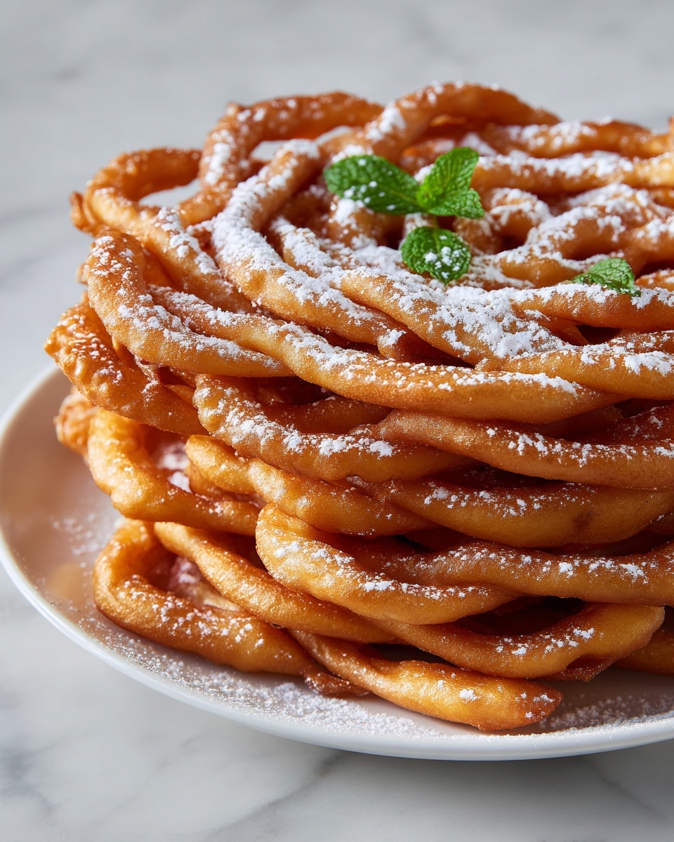 Crispy Funnel Cake Sticks Recipe - Recipe Image