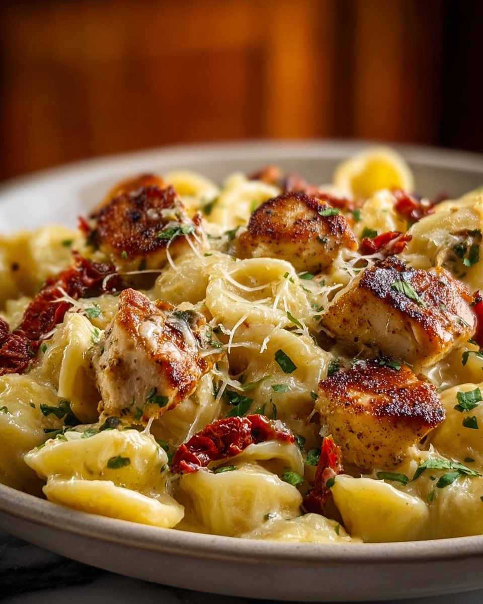 Loaded Cajun Chicken and Sausage Pasta Casserole Recipe - Recipe Image