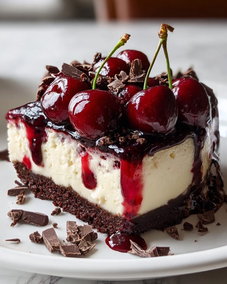 No-Bake Black Forest Berry Cheesecake Recipe