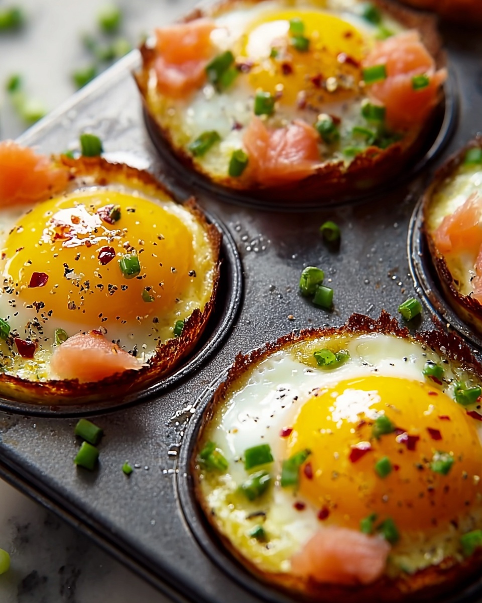 Muffin Tin Breakfast Eggs with Vegetables and Meats Recipe - Recipe Image
