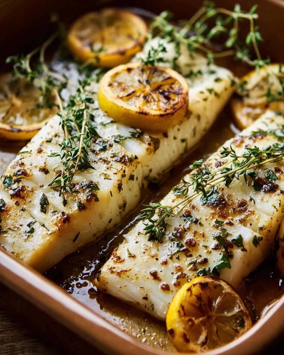 Mediterranean Herb and Lemon Baked Branzino Recipe - Recipe Image