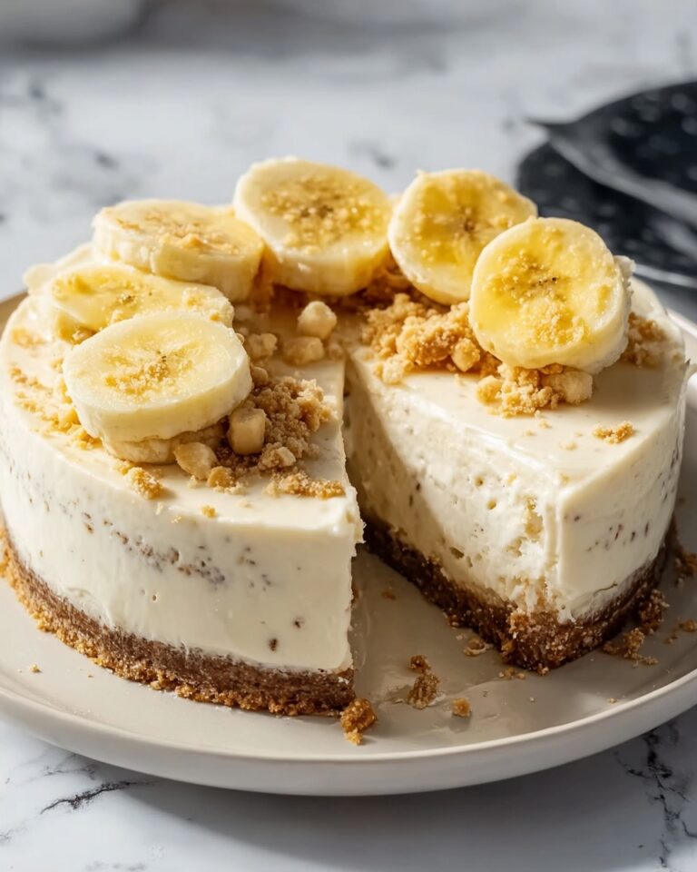 Banana Cheesecake with Banana Cream Pie Topping Recipe