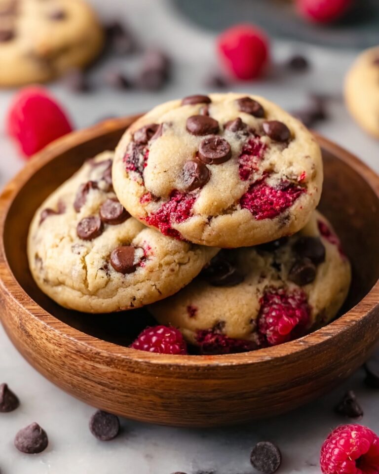 Raspberry and Chocolate Chip Cookies Recipe