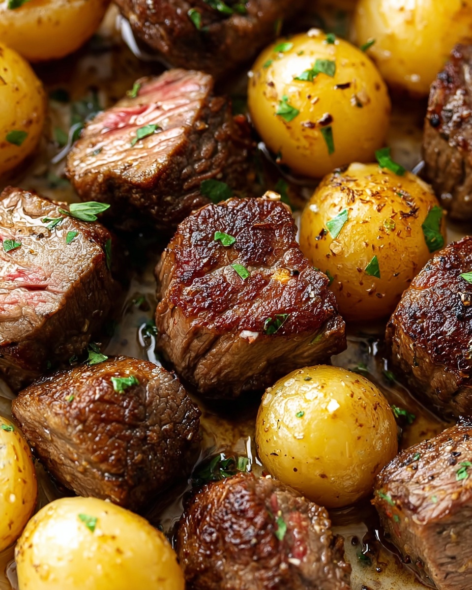 Steak Bites and Potatoes Recipe - Recipe Image