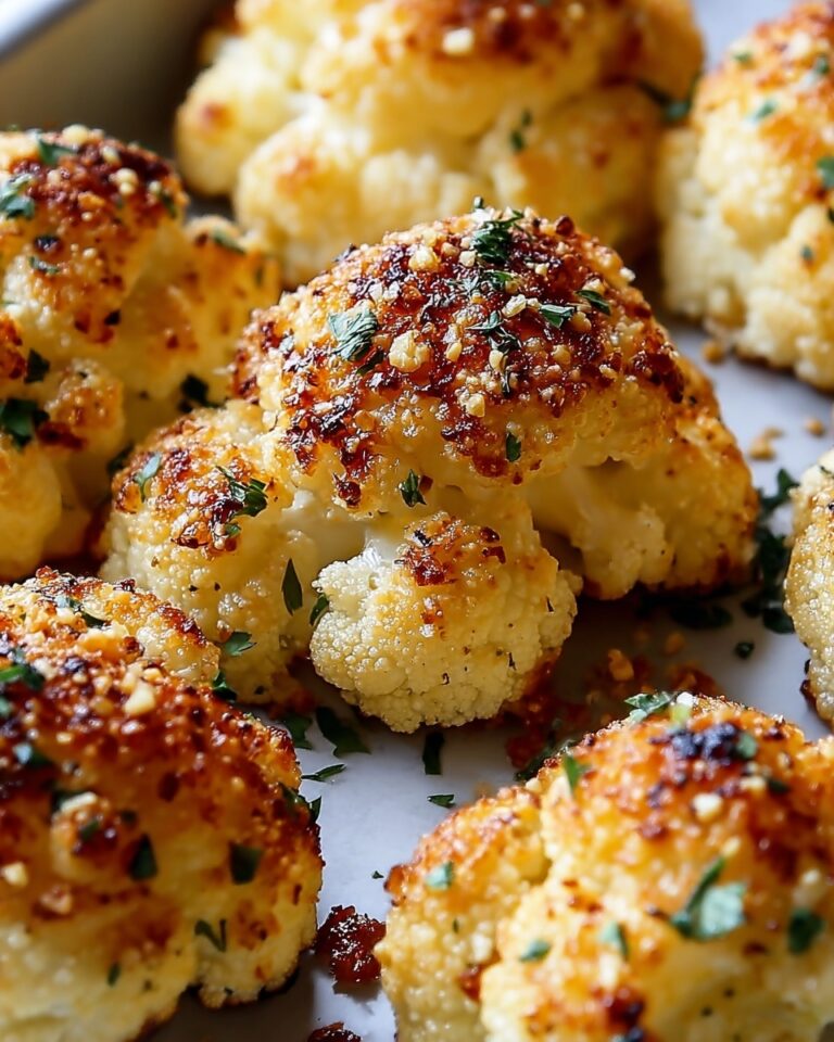Crispy Parmesan Roasted Cauliflower Recipe