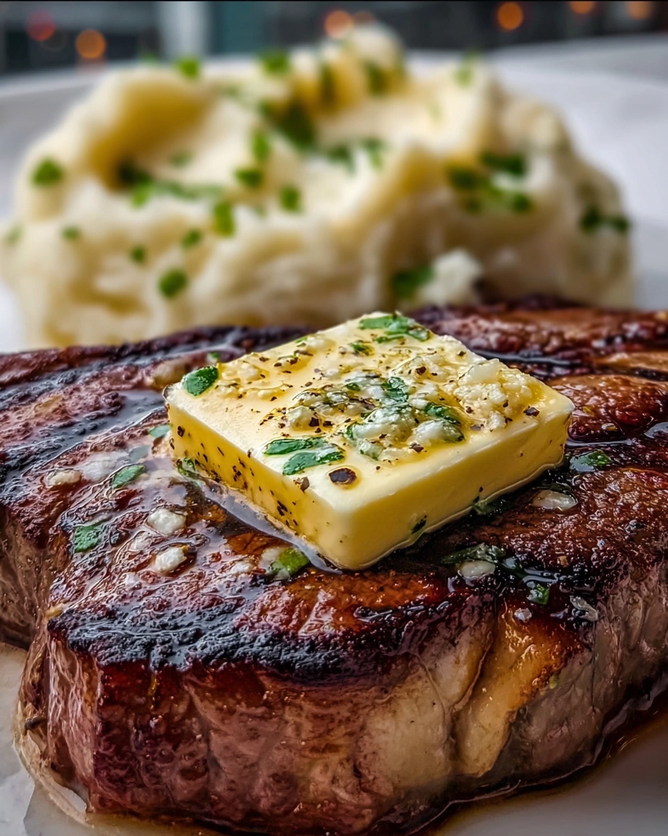 Marinated Air Fryer Ribeye Steak Recipe - Recipe Image