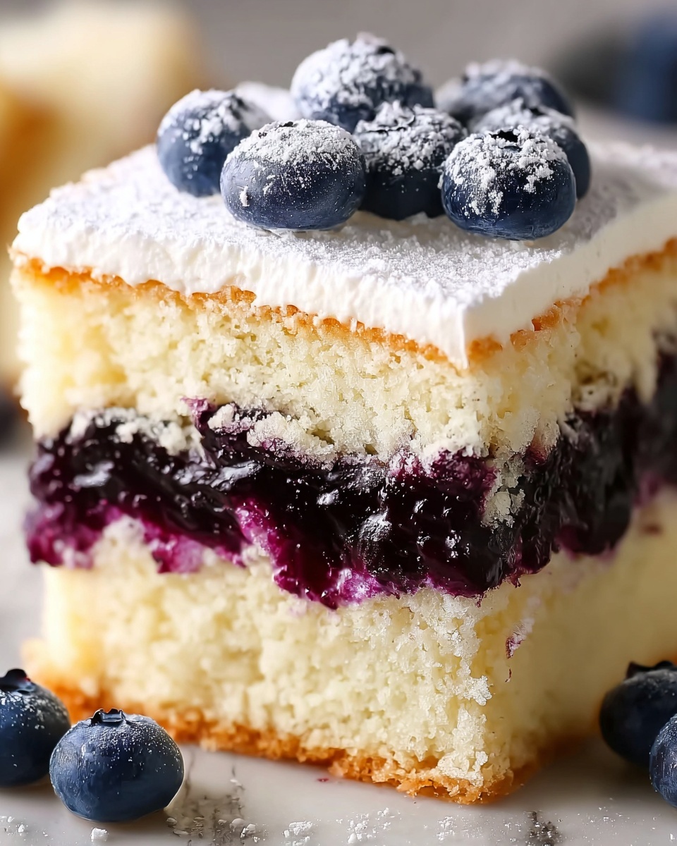 Blueberry Shortcake Cake Recipe - Recipe Image