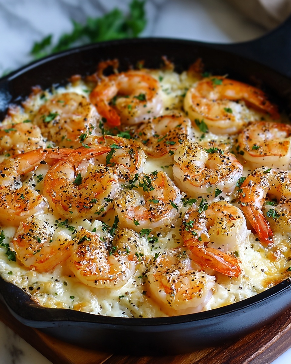Garlic Shrimp Gratin Recipe - Recipe Image