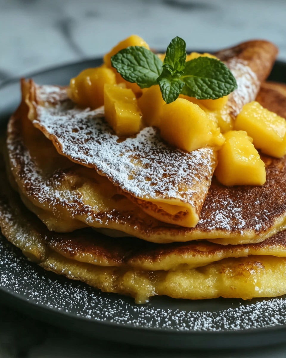 Mango Pancakes Recipe - Recipe Image