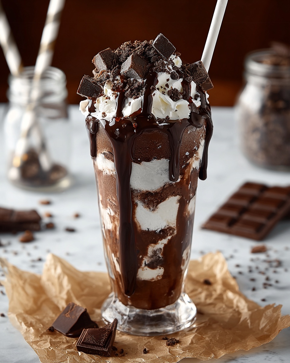 Brownie Milkshake Recipe - Recipe Image