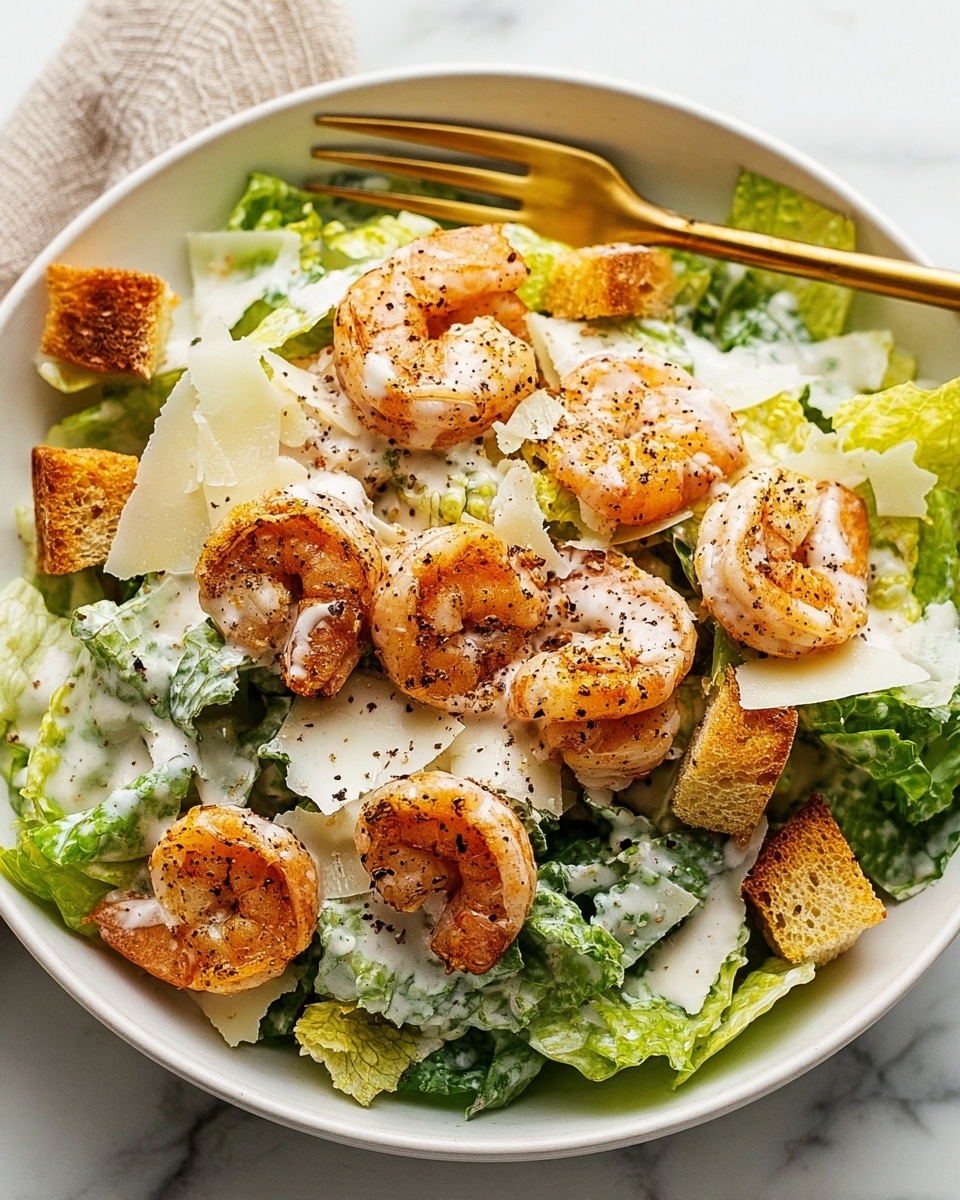 Shrimp Caesar Salad Recipe - Recipe Image
