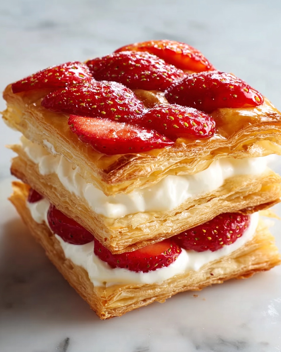 Strawberry Cream Cheese Danish Delights Recipe - Recipe Image