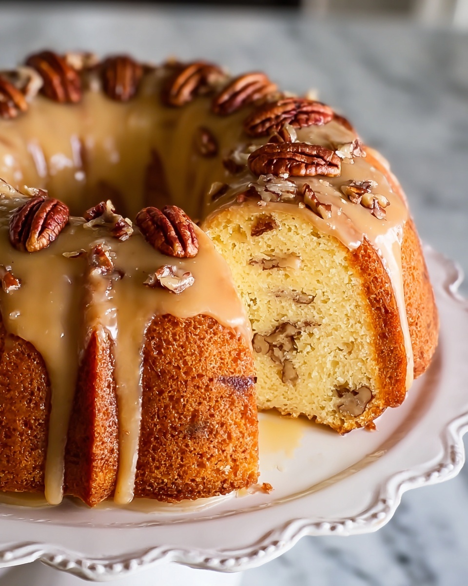 Butter Pecan Pound Cake Recipe - Recipe Image