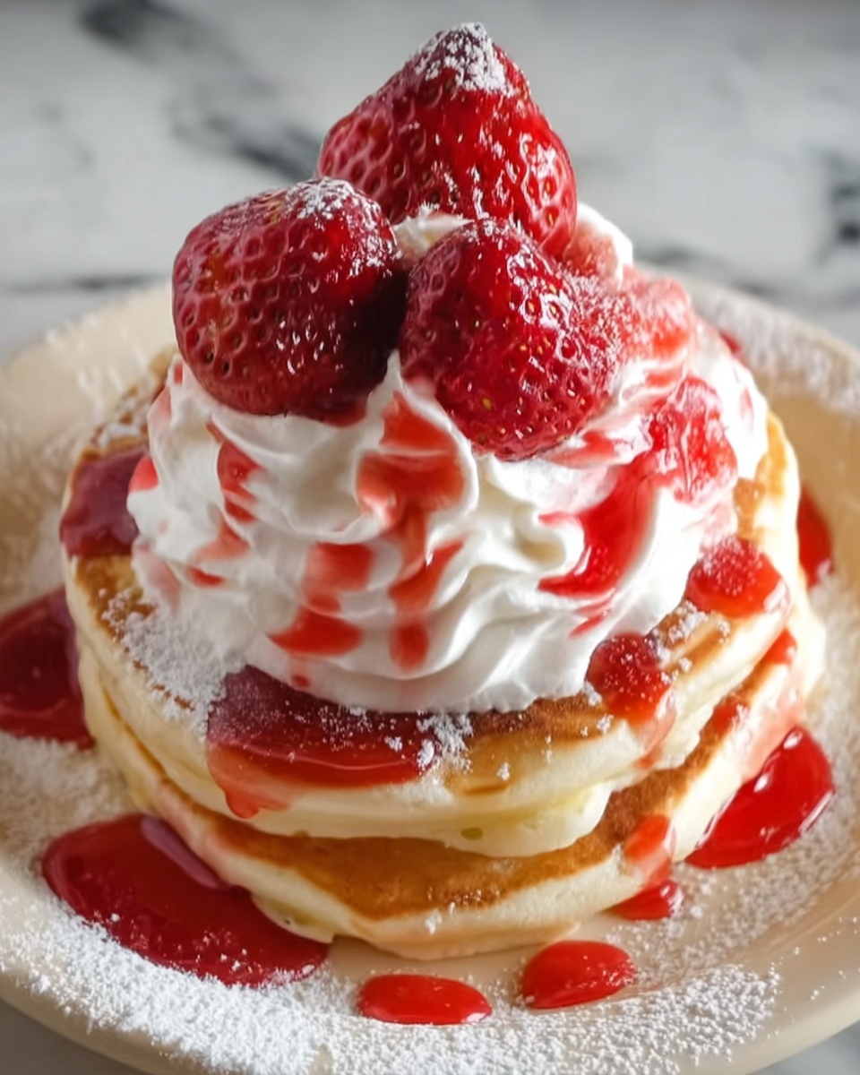 Strawberry Shortcake Pancakes Recipe - Recipe Image
